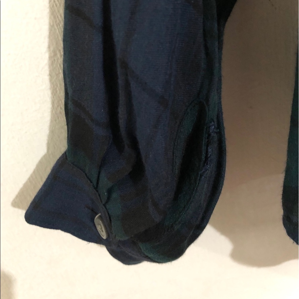 LOFT | Blue & Green💘Plaid - Picture 10 of 10